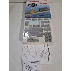NOB Dragon 14023 1:144 Scale German Panzer Tank & Boxcar Railroad Model Kit